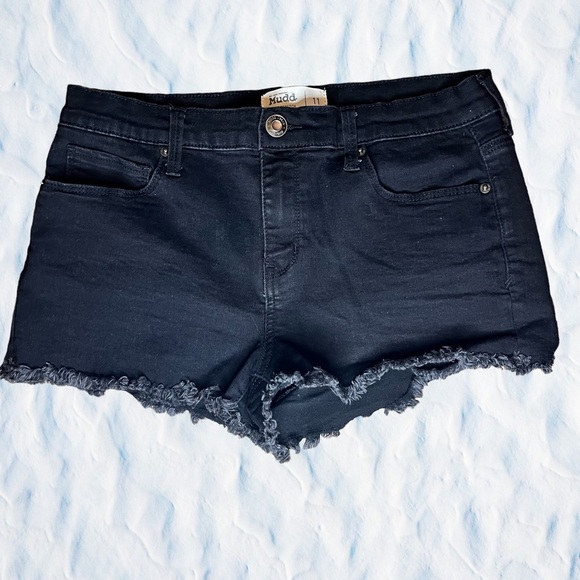 Short Mudd 5 Poches Perlé Pour Fille - Taille 12.5 - Denim Foncé - NEUF